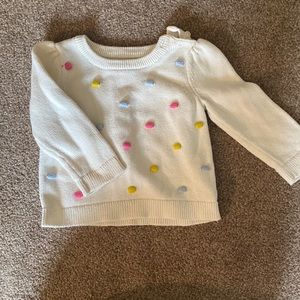 Baby gap color dot sweater